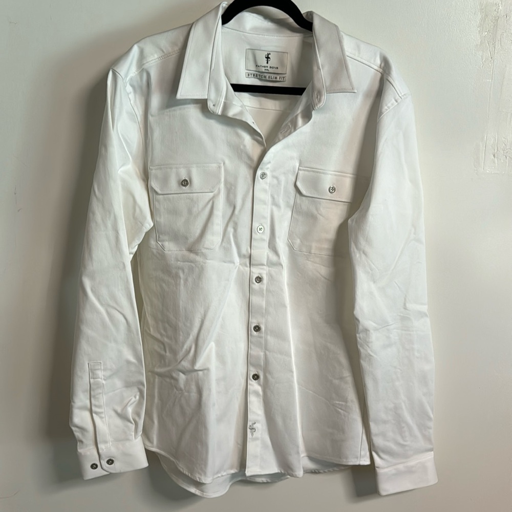 Thick White Dress Shirt